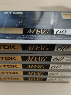 Κασέτες TDK MA XG 60 metal πακέτο 5 καινούργιες σφραγισμένες