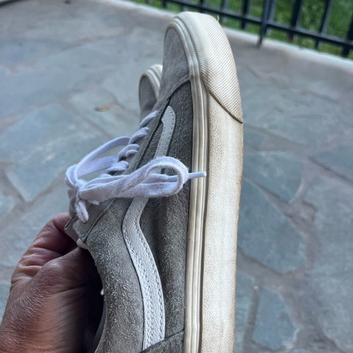Vans Old Skool athletic shoes like new, gray, size 37