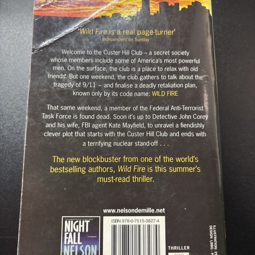 Wild Fire by Nelson DeMille used English book