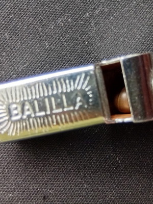 Σφυρίχτρα Balilla σαν καινούργια, διαιτητική