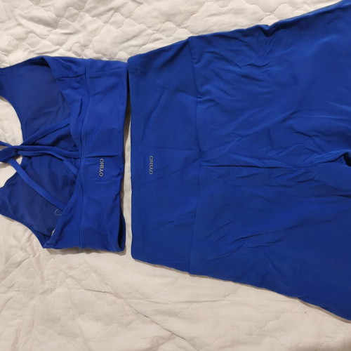Oysho sports set, blue, size S