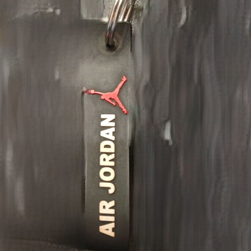 Air Jordan keychain used, black
