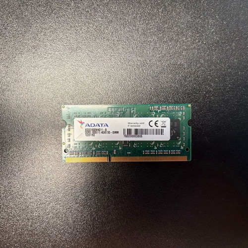 ADATA 4GB DDR3 1600MHz SO-DIMM RAM AD3$1600W4G11-B