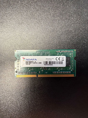 ADATA 4GB DDR3 1600MHz SO-DIMM RAM AD3$1600W4G11-B