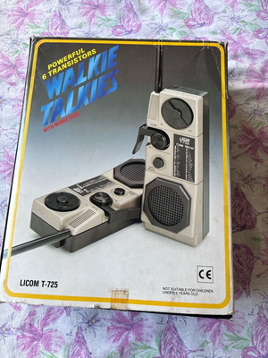 Σετ walkie talkie Likom T-725 μεταχειρισμένο, vintage