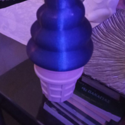 Pop art ice cream storage container