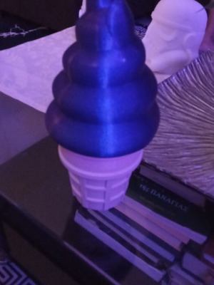 Pop art ice cream storage container