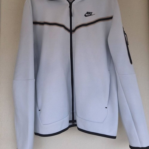 Nike Sportswear Tech Fleece white hoodie jacket like new size L