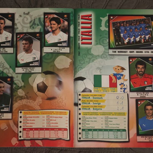 Panini UEFA EURO 2004 sticker album like new
