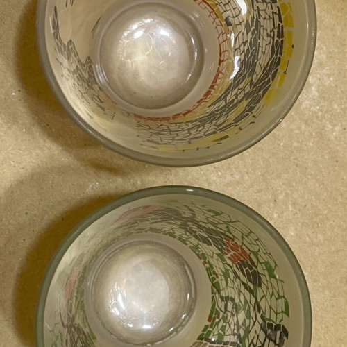 Collectible Lumidis Papagalos Water Glasses set of 3 like new