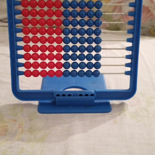 Plastic abacus counting frame with 100 beads new