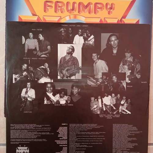 Frumpy vinyl record used, German production 1990