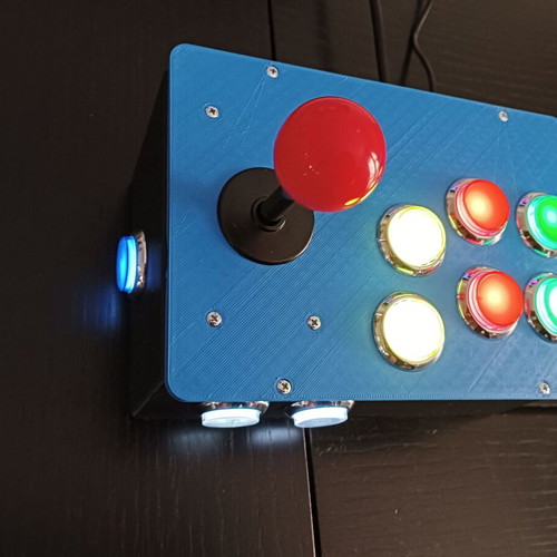 Retro Arcade Console with LED Buttons new