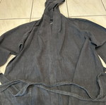 Handmade linen bathrobe like new, comfort at home, size S M