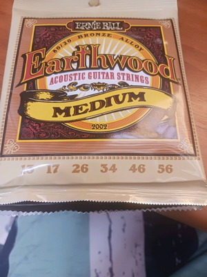 Ernie Ball Earthwood 2002 medium acoustic strings new
