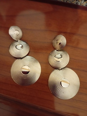 Earrings new, silver pair