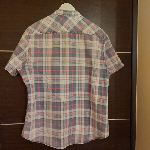 River Island men's checkered shirt XL like new