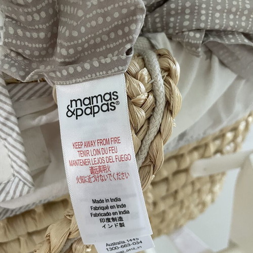 Vintage Mamas & Papas Baby Cradle like new with mattress