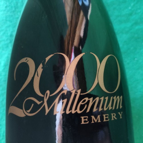 Emery 2000 Millennium Collectible Champagne Bottle sealed