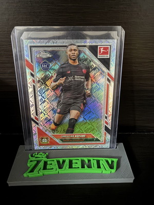 2025-26 Topps Chrome Bundesliga Christian Kofane Toppsfractor RC Rookie card /52