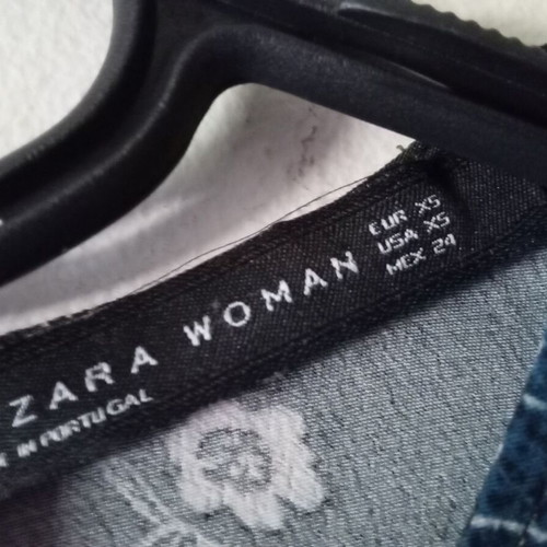 Zara Woman spring dress like new, black multicolor, size XS