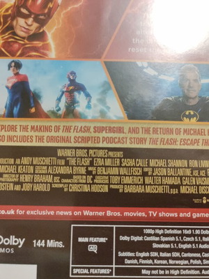 The Flash Blu-Ray like new, comedy action adventure sci-fi