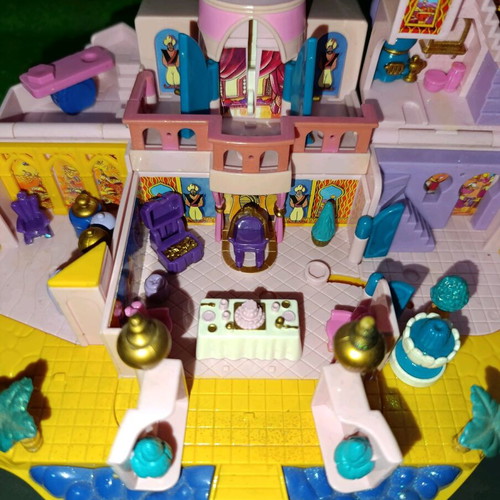 Polly Pocket Disney Jasmine's Royal Palace Aladdin play set used