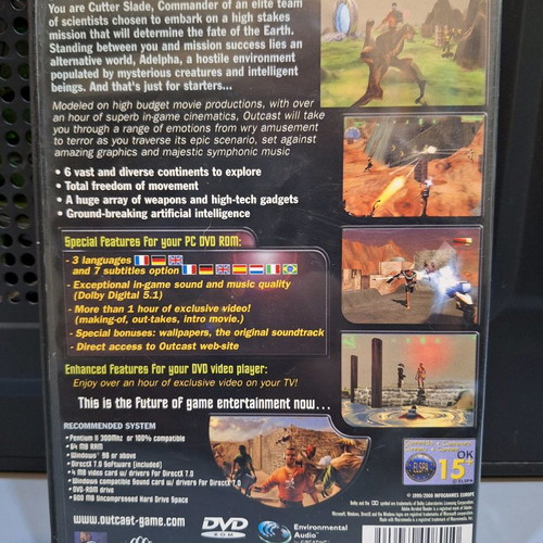 Outcast PC like new, complete