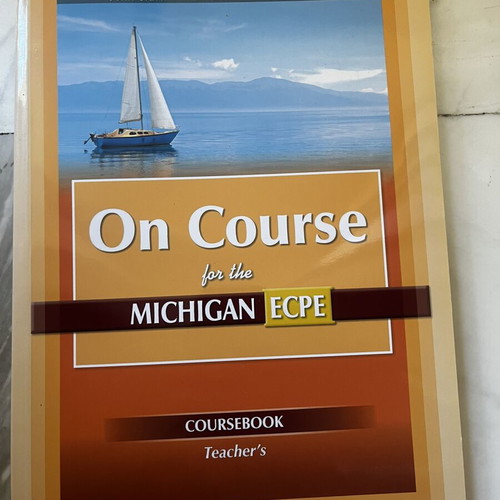 On Course for the Michigan ECPE Coursebook Teacher's Book like new
