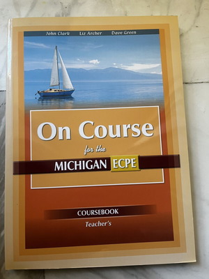 On Course for the Michigan ECPE Coursebook Teacher's Book like new