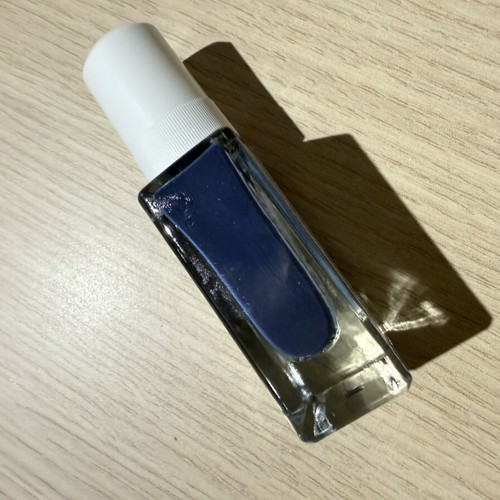 Korres blue nail polish new, summer color