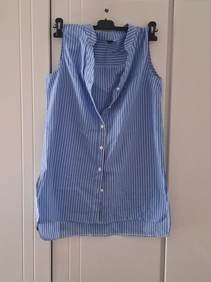 Striped shirt like new, sizes S and M, white and blue