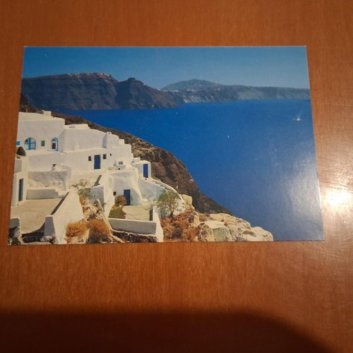 Postcards new, pack of 7 with Santorini, Mykonos, Zakynthos