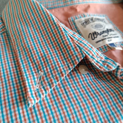 Wrangler Spirit of America plaid shirt size L like new