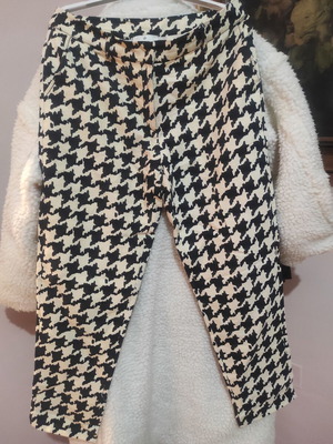 Pied de poule Essentiel pants like new, size M 38, cotton blend