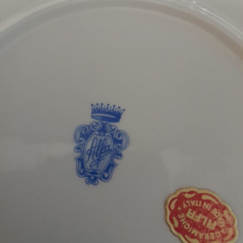 Vintage Ceramiche Alfa Porcelain Decorative Plate Murillo
