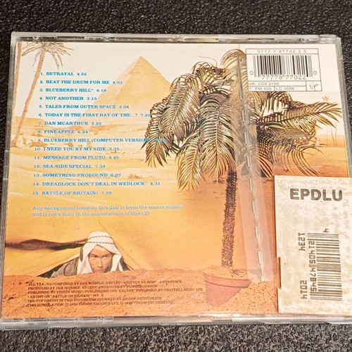 Jah Wobble In Betrayal CD used, electronic music