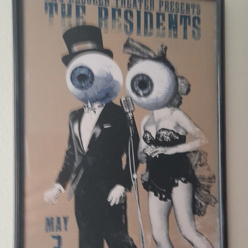 The Residents Poster New With Frame 32×23cm