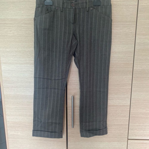 Denny Rose women's low-rise pants like new, gray and brown size M
