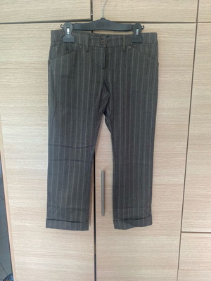 Denny Rose women's low-rise pants like new, gray and brown size M