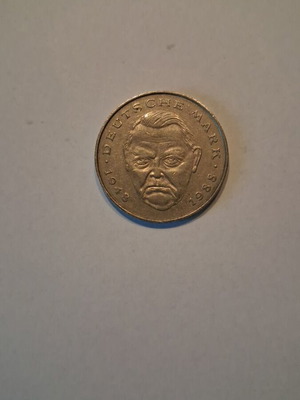 2 Deutsche Mark used, 1992