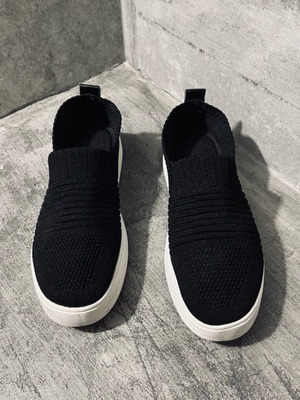 Γυναικεία παπούτσια Slip-On Primark μεταχειρισμένα, νούμερο 38-39, μαύρα