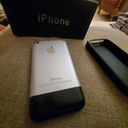 iPhone first generation used, silver