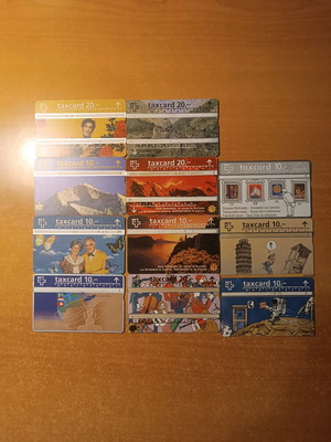 Swiss phone cards like new, pack of 11 open flawless