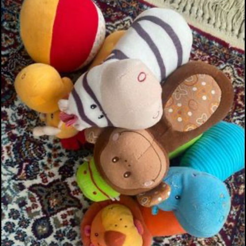 Lilliputiens Animal Bowling Set used for children from 12 months