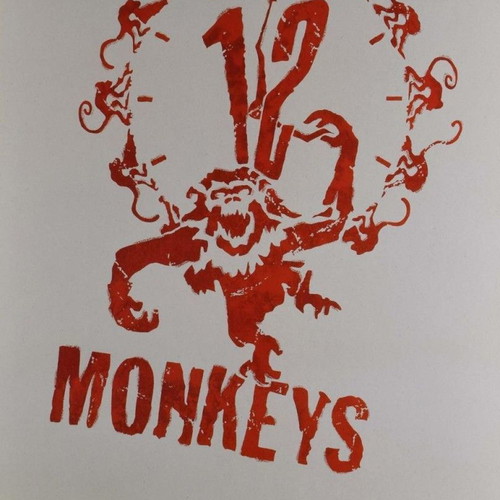 12 Monkeys movie poster used, authentic American teaser 1995