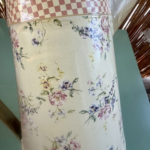 Floral decorative vintage jug, 22cm height