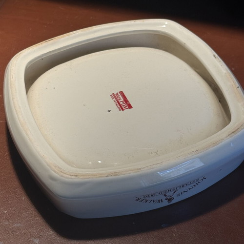 Johnnie Walker Red Label ashtray used
