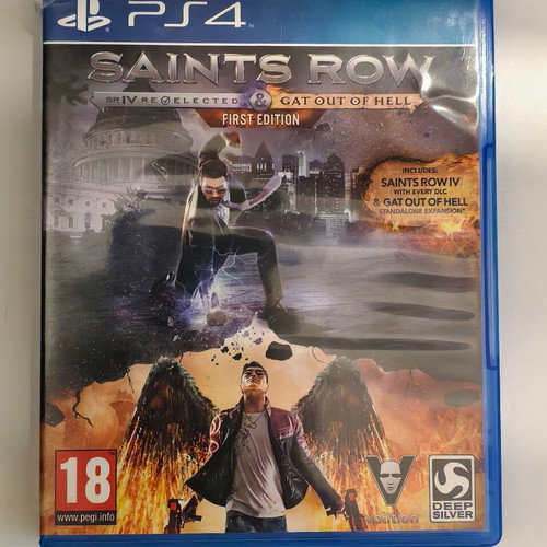 PlayStation 4 Saints Row IV Re-Elected & Gat Out Of Hell game like new