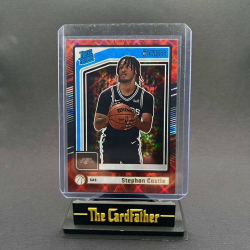 Stephon Castle Red Rated Rookie Panini Basketball Card